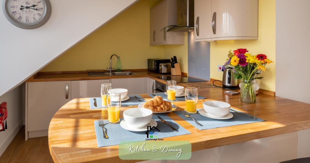 Cambridge Stays Diamond 2Br Apartment-Central-Parking-Walk To City & Train Station Eksteriør bilde