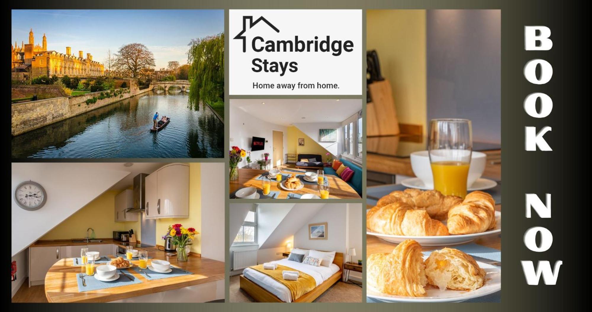 Cambridge Stays Diamond 2Br Apartment-Central-Parking-Walk To City & Train Station Eksteriør bilde